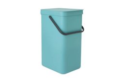 Brabantia 16 Litre Sort and Go Waste Bin - Mint.